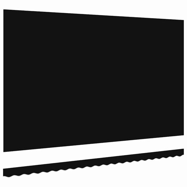 vidaXL Markiisin vaihtokangas Musta 480 x 295 cm Polyesteri