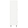 vidaXL Kaappi valkoinen 69,5x31x115 cm tekninen puu