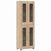 vidaXL Korkea kaappi FLORIN 60 x 35 x 182 cm Sonoman tammi