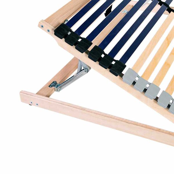 vidaXL Sälepohja Ruskea 4FT Small Double Kiinteä pyökki