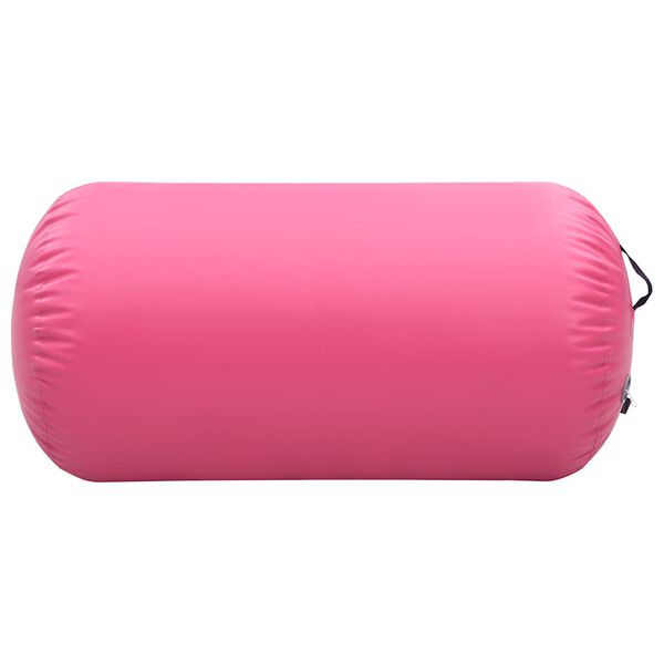 vidaXL T&auml;ytett&auml;v&auml; voimistelurulla pumpulla 120x90 cm PVC pinkki