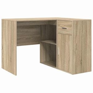 vidaXL Kulmap&ouml;yt&auml; laatikon kanssa Sonoman tammi 102 x 88 x 75 cm