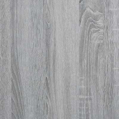 vidaXL Keittiövaunu harmaa Sonoma 60,5x31x72,5 cm tekninen puu
