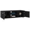 vidaXL TV-taso musta 110x40x35 cm tekninen puu