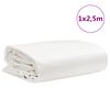 vidaXL Pressu valkoinen 1x2,5 m 650 g/m²
