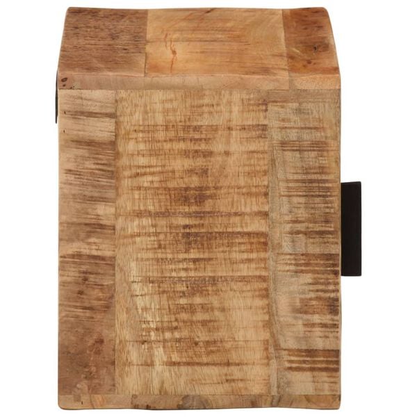 vidaXL Sein&auml;kiinnitett&auml;v&auml; y&ouml;p&ouml;yt&auml; 40x30x25 cm t&auml;ysi mangopuu