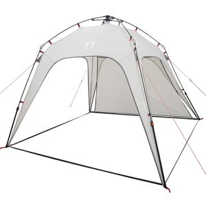 vidaXL Instant-teltta 4-hengen nopea vapautus 4 hengelle Harmaa