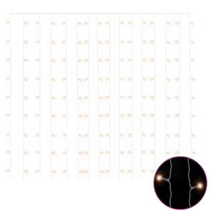 vidaXL LED-valonauhaverho keijuvalot 3x3 m 300 LEDi&auml; l&auml;mmin valkoinen