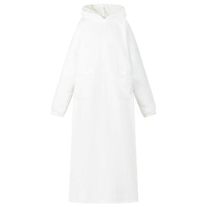 vidaXL Viltti-huppari Valkoinen M Fleece ja flanelli