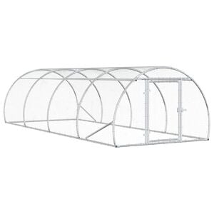 vidaXL Kanaravi Hopea 400 x 150 x 100 cm Galvanoitu ter&auml;s
