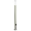 vidaXL Pollarivalaisin pistorasialla 110 cm ruostumaton ter&auml;s IP44