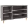 vidaXL Kenk&auml;kaappi harmaa Sonoma 102x36x60 cm tekninen puu