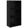 vidaXL Kirjahylly 60 x 30 x 114 cm Tekninen puu Musta tammi.