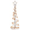 vidaXL LED joulukuusi koruilla 120 LEDi&auml; L&auml;mmin valkoinen 180 cm
