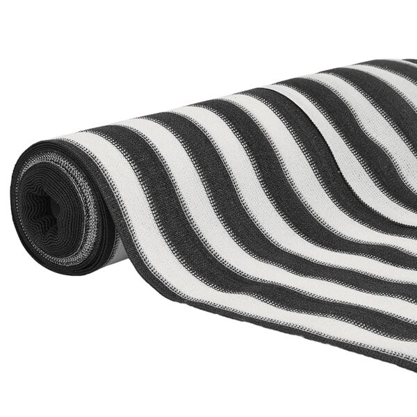 vidaXL N&auml;k&ouml;suoja antrasiitti ja valkoinen 2x10 m HDPE 150 g/m&sup2;