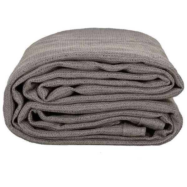 vidaXL Telttamatto Vaaleanharmaa 600 &times; 300 cm Polyeteeni