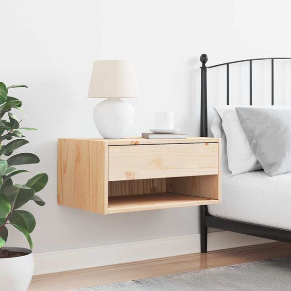 vidaXL Y&ouml;p&ouml;yt&auml; laatikon kanssa Ruskea 50 x 32,5 x 24 cm T&auml;ysi m&auml;nty