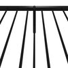 vidaXL Metallinen s&auml;ngynrunko p&auml;&auml;dyill&auml; musta 80x200 cm