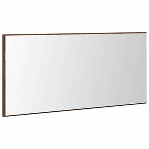 vidaXL Peili Ruskea tammi 80 x 37 cm Lasi ja suunniteltu puu