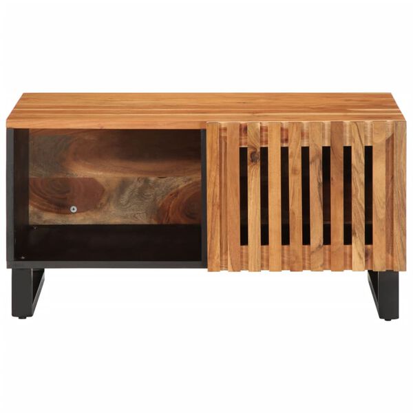 vidaXL Sohvapöytä 80x51x40 cm täysi akasiapuu