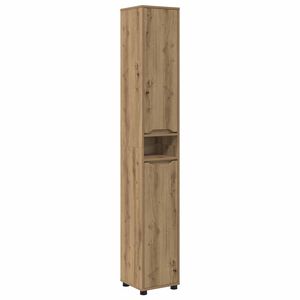 vidaXL Kylpyhuonekaappi Artisan tammi 30,5 x 30 x 195 cm Tekninen puu