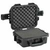 vidaXL Kannettava Flight Case Musta 30x24,5x12,5 cm PP