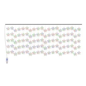 vidaXL LED-valoverho t&auml;htikeijuvalot 500 LEDi&auml; v&auml;rik&auml;s