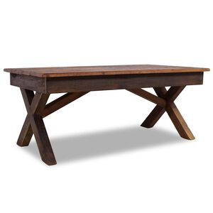 vidaXL Sohvap&ouml;yt&auml; kierr&auml;tetty puu 110x60x45 cm