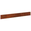 vidaXL Nurmireunus 50 pcs 100 x 12 cm Ter&auml;s Ruosteinen