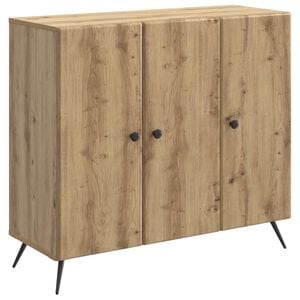vidaXL Sivup&ouml;yt&auml; Artisaanitammi 89 x 34,5 x 80 cm Tekninen puu