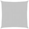 vidaXL Aurinkopurje vaaleanharmaa 3,6x3,6 m 100% Oxford polyesteri