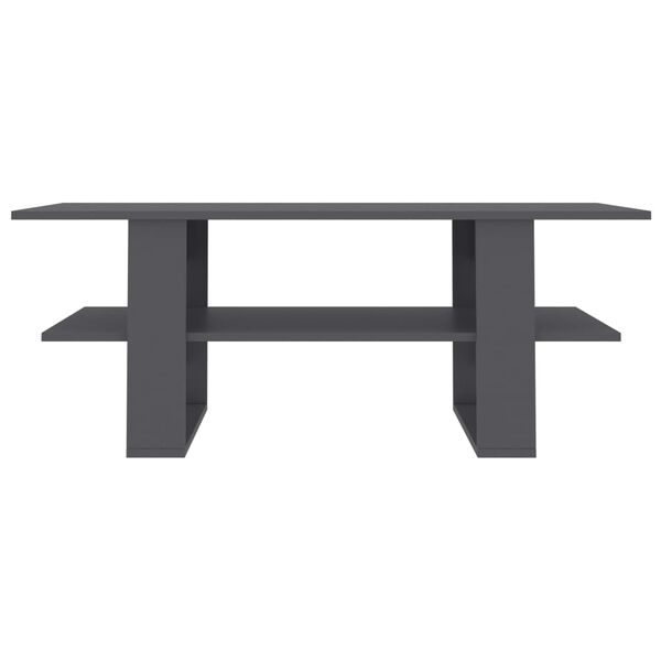 vidaXL Sohvap&ouml;yt&auml; harmaa 110x55x42 cm lastulevy