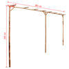vidaXL Bambupergola 385x40x205 cm