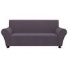 131084 vidaXL Stretch Couch Slipcover Anthracite Polyester Jersey
