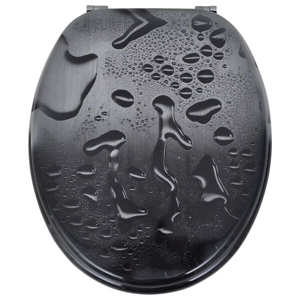 vidaXL WC-istuimet hard-close kansilla 2 kpl MDF vesikuosi