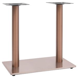 vidaXL Bistrop&ouml;yd&auml;n jalka messingin v&auml;ri 70x40x72 cm ruostumaton ter&auml;s