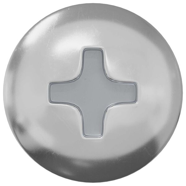 vidaXL Itsekiertev&auml; kynsi 12 pcs Sinkitty 4 x 20 mm Ter&auml;s