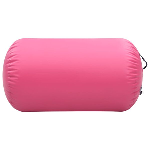 vidaXL T&auml;ytett&auml;v&auml; voimistelurulla pumpulla 100x60 cm PVC pinkki
