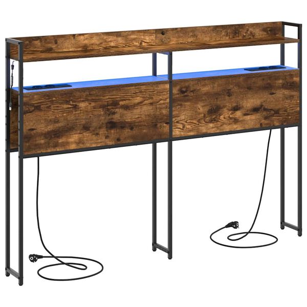 vidaXL S&auml;ilytysp&auml;&auml;ty hyllyll&auml; p&auml;&auml;tyll&auml; Savutammi 160 cm Tekninen puu