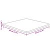 vidaXL Neliönmuotoinen pöytälevy 90x90x1,5 cm käsittelemätön tammi