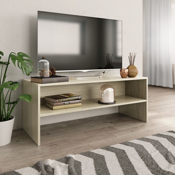 vidaXL TV-taso Sonoma tammi 100x40x40 cm lastulevy