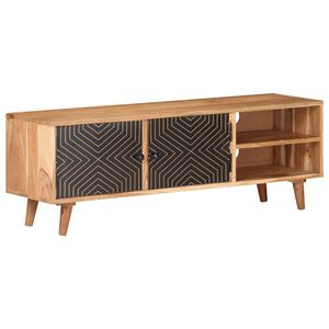 vidaXL TV-taso 115x30x39 cm t&auml;ysi akaasiapuu