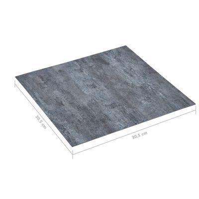 vidaXL Itsekiinnittyvä PVC Lattialankku 5,11 m² harmaa marmori