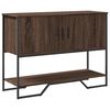 vidaXL Konsolip&ouml;yt&auml; ruskea tammi 100x35x74,5 cm tekninen puu
