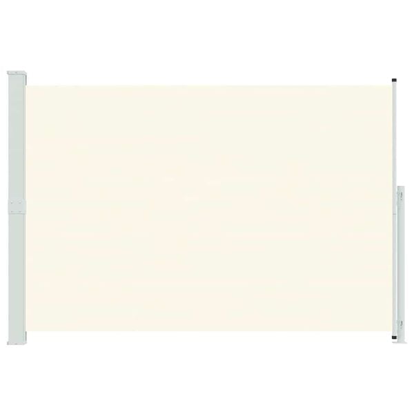 vidaXL Sis&auml;&auml;nvedett&auml;v&auml; terassin sivumarkiisi 200x300 cm kerma