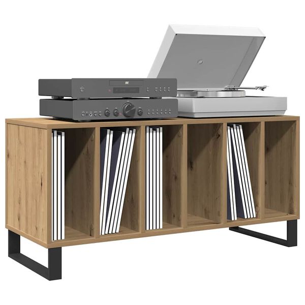 vidaXL Levykaappi artesaani tammi 100 x 38 x 48 cm Tekninen puu