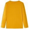 Lasten pitkähihainen T-paita okra 140