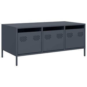 vidaXL sohvap&ouml;yt&auml; antrasiitti 101,5x50x43,5 cm kylm&auml;valssattu ter&auml;s