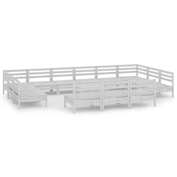 vidaXL 14 -osainen Puutarhasohvasarja t&auml;ysi m&auml;nty