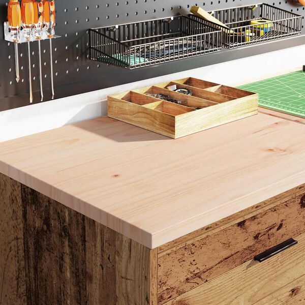 vidaXL Autotallin säilytyskaappi vanha puu 60x51x85 cm täysi mänty